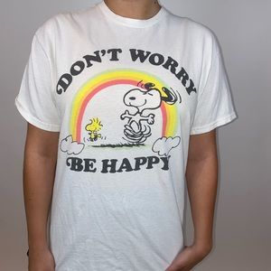 Junk Food Snoopy White T-Shirt